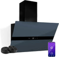 Klarstein 60 cm Dunstabzugshaube mit WLAN, 680 m³/h, LED-Licht, A++ Effizienz, Touch-Schalter, Schwarz