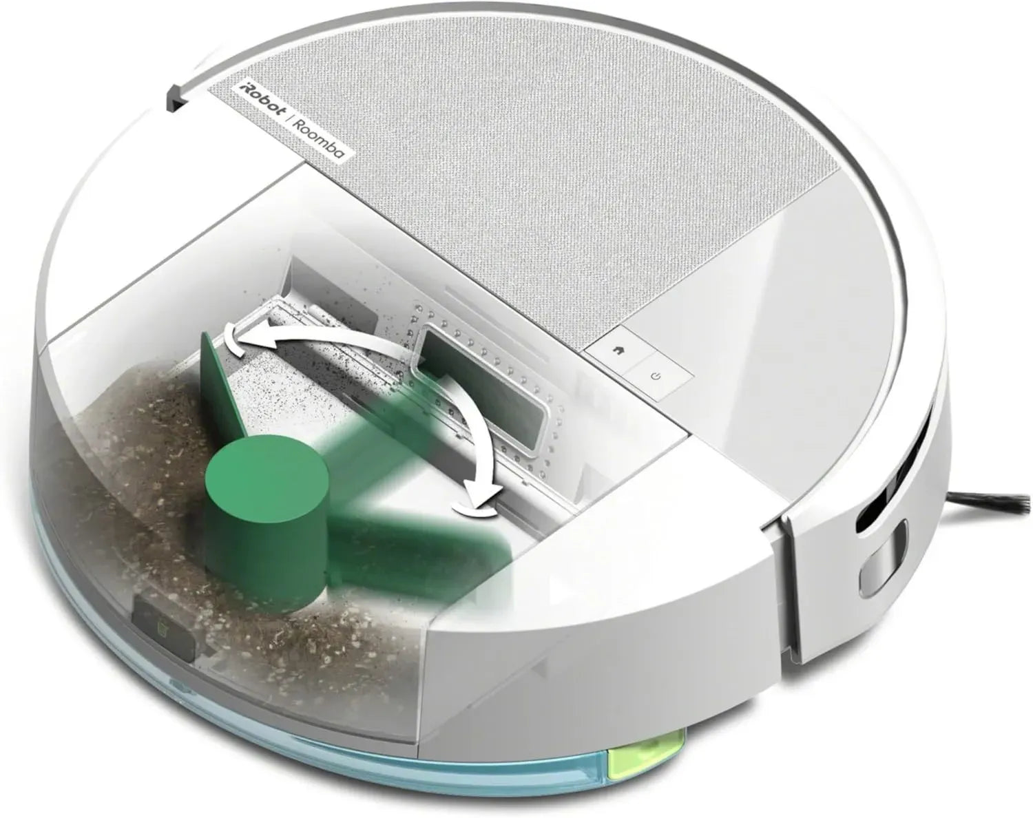 iRobot Roomba 205 Kombi-Saugroboter mit Staubverdichter – Automatische Staubkomprimierung, bis zu 60 Tage ohne Entleerung, Beutellos, Power-Lift-Saugen, Wischfunktion, LiDAR-Navigation