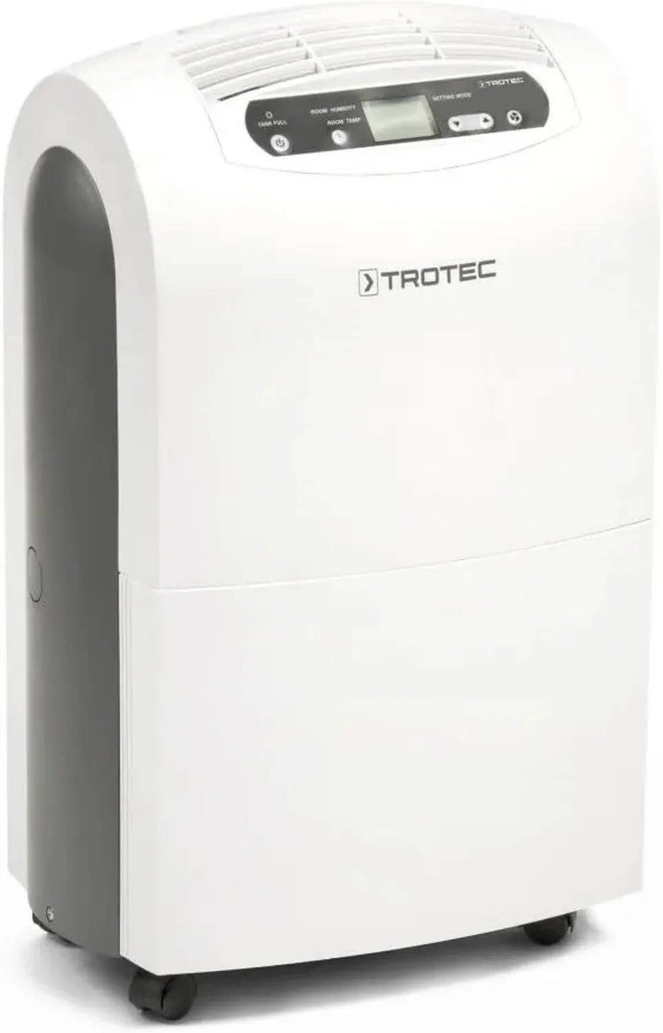 Effizienter TROTEC Luftentfeuchter TTK 100 E - 30 L/Tag, für bis zu 90 m² - Mit Heißgas-Abtauung und 4,3L Wassertank
