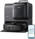 Eufy Omni E28 mit HydroJet und Wischfunktion, starker 20.000Pa Saugkraft, DuroSpiral Bürsten, CornerRover für Ecken, All-in-One-Station, ideal für Haustiere und Kinder
