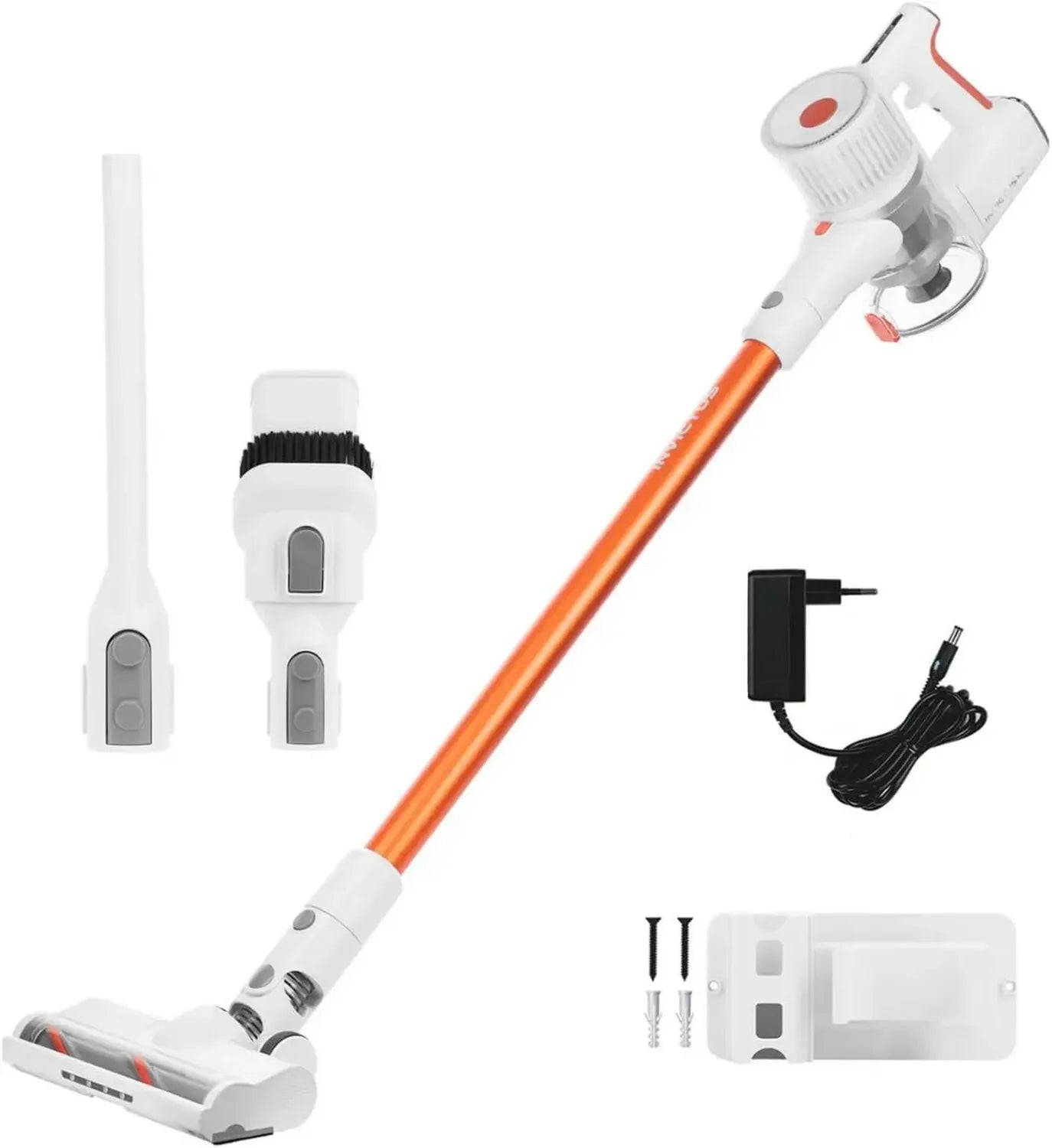 Genius Invictus X5 Kabelloser Akku-Staubsauger, HEPA-Filter, 40 Min. Laufzeit, LED, Kombibürste, Ideal für Teppiche, Hartböden und Tierhaare