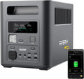 AFERIY 1800W Tragbare Powerstation 1024Wh - Schnellladung, Solargenerator, LiFePO4, USV <10ms, Reine Sinuswelle, 9 Anschlüsse, APP-Steuerung, Ideal für Camping & Notfälle