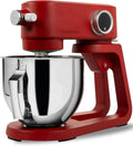5L Küchenmaschine aus Metall, Teigknetmaschine für Pizzateig, leiser Kupfermotor, 4 beschichtungsfreie Edelstahleinsätze, universeller Multifunktionsanschluss