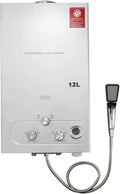 24kW 12L Mobiler Gas-Durchlauferhitzer Propangas für Outdoor-Dusche und Camping