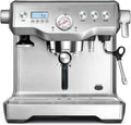 Sage Espressomaschine mit Doppelboiler und Milchaufschäumer, 2200W - Edelstahl