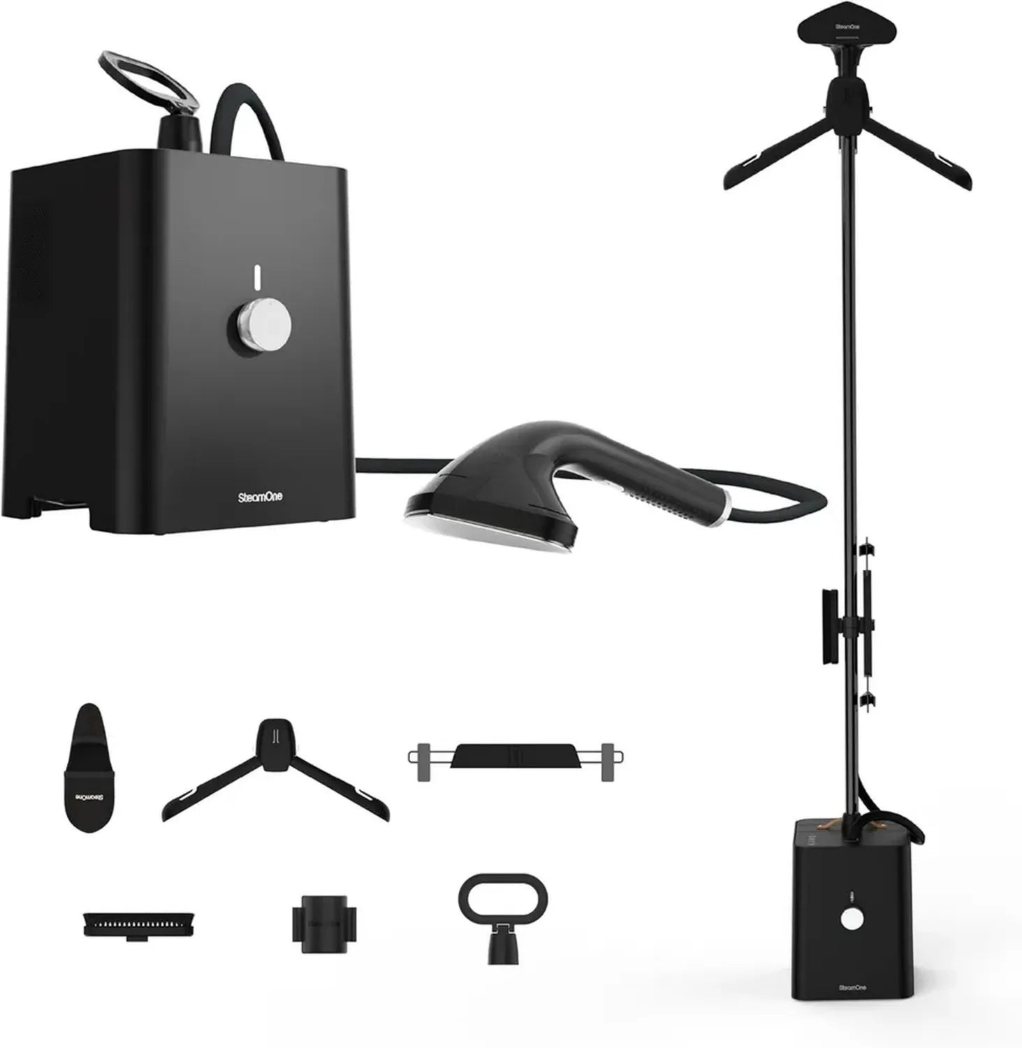 SteamOne Professioneller Dampfglätter - 2900W, 125g/Min, 10 Bar - Vertikales & Horizontales Bügeln, 90 Min Laufzeit - Entfernt 99,99% der Bakterien, Einsatzbereit in 120 Sekunden