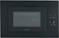 WOLKENSTEIN Einbau-Mikrowelle 25L, 900W, LED-Display, Schwarz