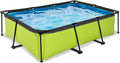 EXIT Toys Rechteckiger Pool 220x150x65 cm mit Kartuschenfilter - Kinderfreundlich und Stabil