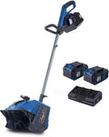 Scheppach Akku Schneefräse BC-SNB410-X mit 40 cm Räumbreite und 20 cm Schneehöhe, verstellbare Auswurfrichtung, inklusive 2x 4Ah Akkus und Schnellladegerät, 10 Jahre Garantie