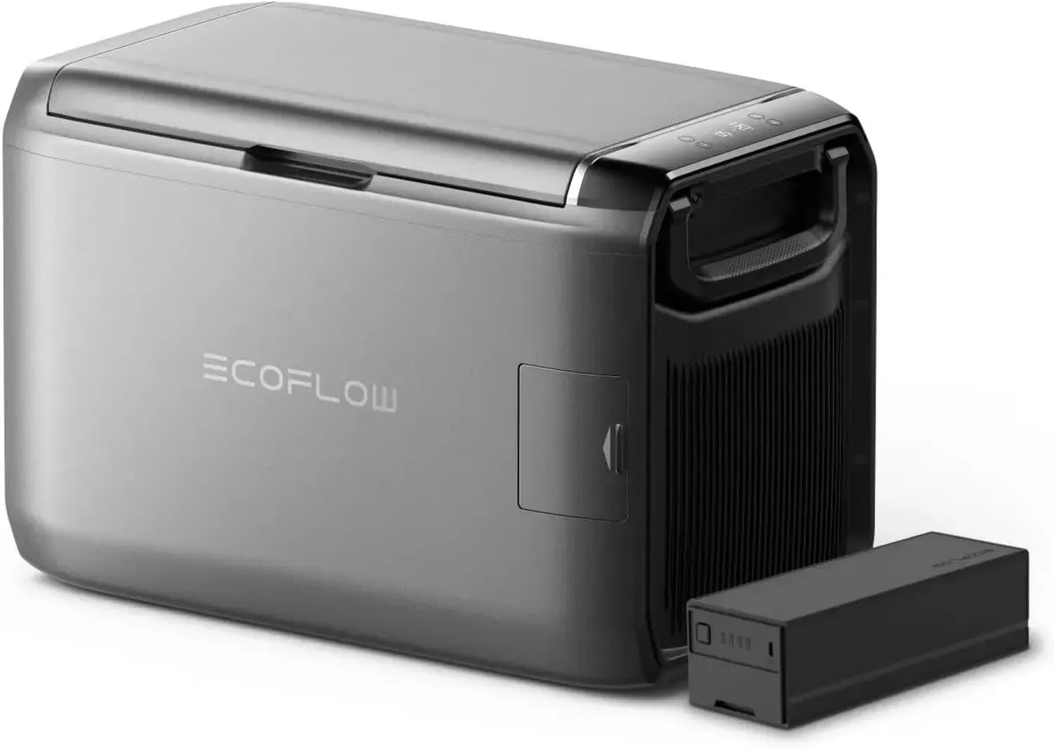 ECOFLOW GLACIER 45L Tragbare Kühlbox mit 298 Wh Akku, Dual-Zonen-Kühlung, 39 Stunden Unabhängigkeit, Netz-/Solar-/Autobetrieb, Ideal für Camping und Outdoor