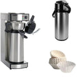 SAROMICA Thermo Kaffeemaschine mit Ersatzkanne und Kaffeefilter-Set