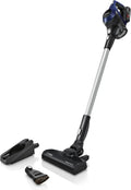 Bosch Kabelloser Akku-Staubsauger BBS611PCK, leicht & beutellos, mit Hygiene-Filter, 10 Jahre Motorgarantie, starke Saugleistung, lange Laufzeit, geeignet für alle Bodenarten, blau