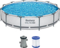 Bestway Stahlrahmen-Pool-Set Pro Max, rund, mit Filterpumpe 366 x 76 cm