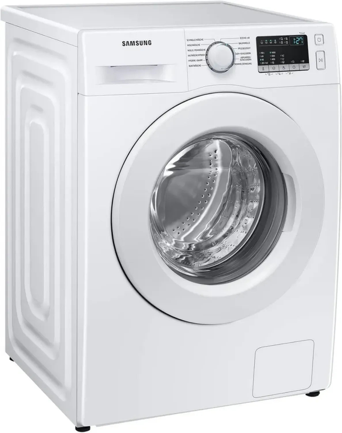 Samsung 9 kg Waschmaschine mit Ecobubble und Digital Inverter Motor, 1400 U/min, Hygiene-Dampf, Intensiv-Fleckenprogramm, Weiß