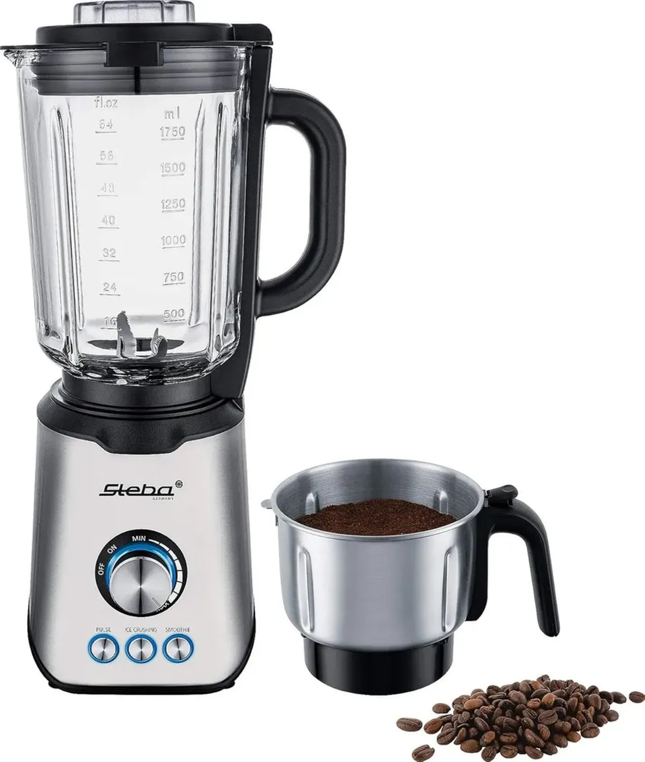 Steba Hochleistungs-Standmixer MX 4 PLUS mit 1200 W Motor und Glasbehälter