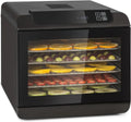 Klarstein Arizona Dehydrator - Vielseitiger Dörrautomat, 500W, 35-70°C, 6 Fächer, Schwarz