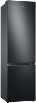 Samsung Kühl-Gefrierkombination, 203 cm, 390 l, AI Energy Modus, Premium Schwarzstahl