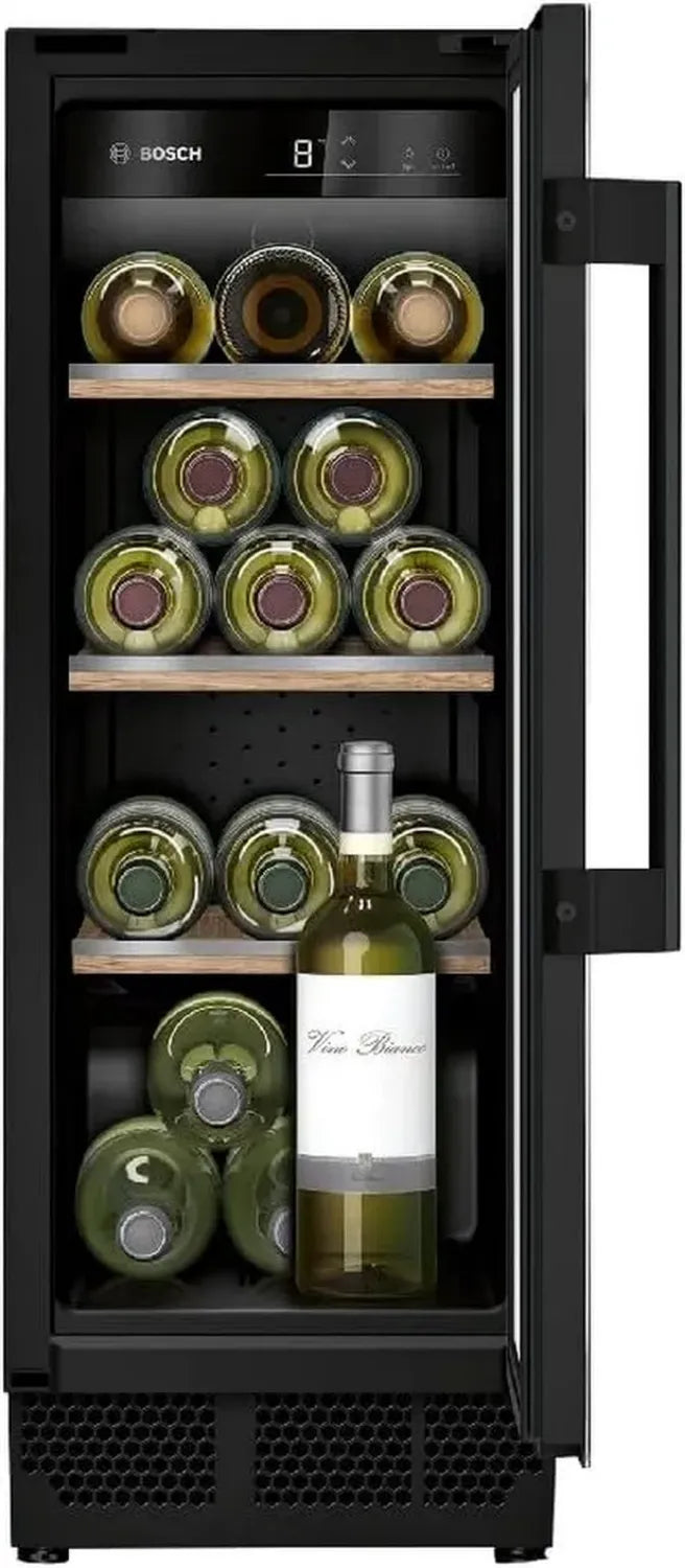 Bosch Serie 6 Weinkühlschrank, 21 Flaschen, 58 L, LED-Beleuchtung, 5-20°C