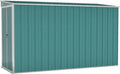 vidaXL Metallgerätehaus Grün 118x288x178 cm mit verzinktem Stahl, wetterfest