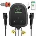 Dual Wallbox 11kW mit RFID, App-Steuerung und Schutz IP54