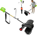 Elektrische Kehrmaschine 2-in-1 mit Gebläse, 1300W Motor, Ideal für Schnee und Laub