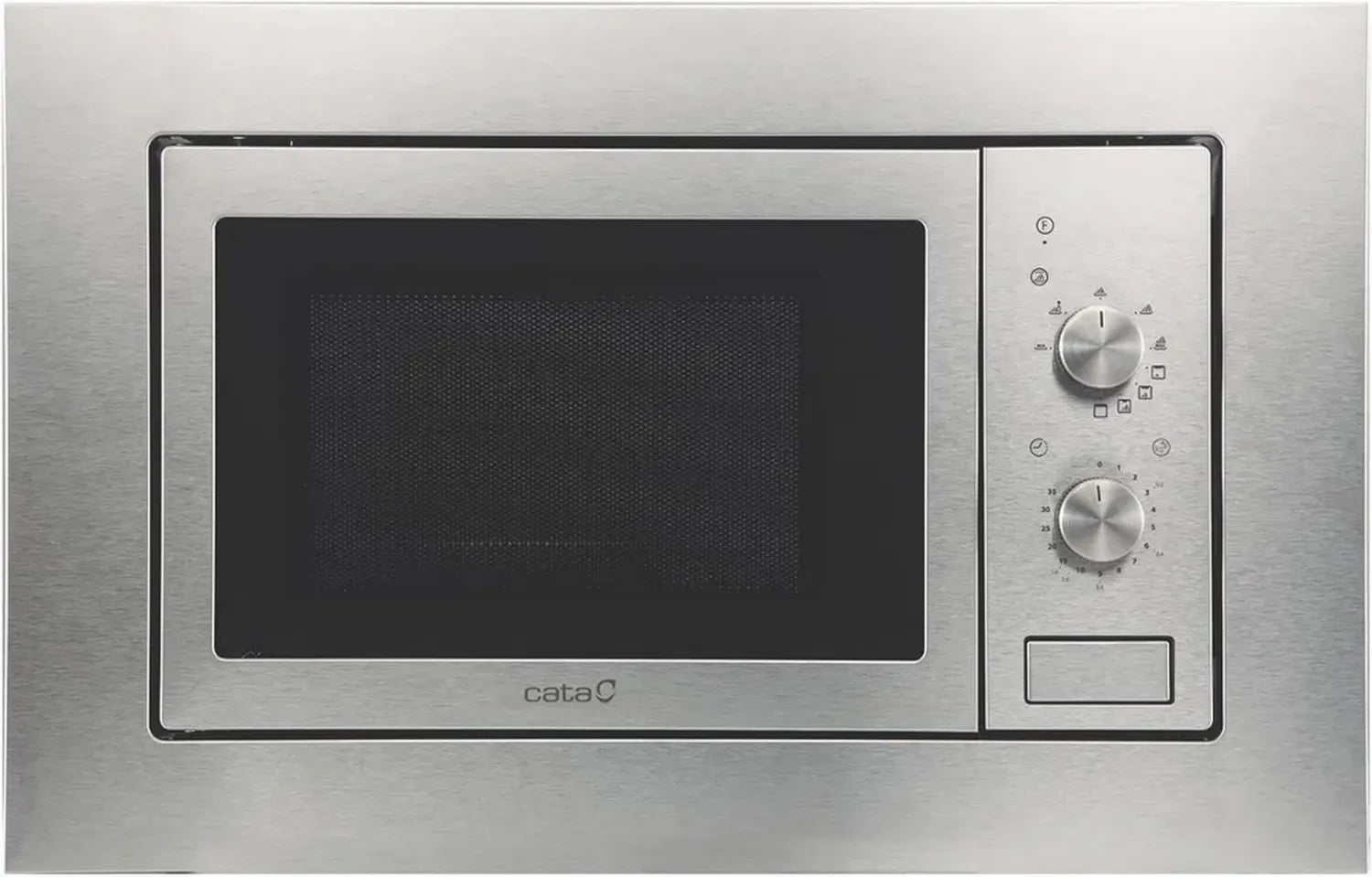 CATA Inox Einbau-Mikrowelle mit Grill, 20L, 5 Stufen