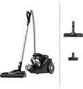 Rowenta Bodenstaubsauger Silence Force Cyclonic mit hoher Saugkraft, energiesparend, Parkett geeignet, HEPA-Filter, 2,5l Volumen, 12m Reichweite, Schwarz