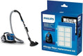 Philips PowerPro Compact Staubsauger, beutellos, energiesparend, 1,5L Volumen, integriertes Zubehör, inkl. Ersatzfilterset