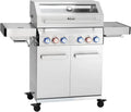 TAINO PLATINUM YAMARA 6-Brenner Gasgrill mit Keramik-Sear-Zone und Backburner, Edelstahl