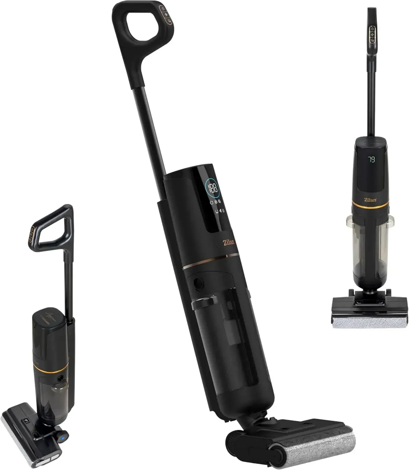 Kabelloser Nass-Trockensauger mit BLDC-Motor und Selbstreinigung