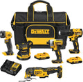 DeWALT 20V MAX Akku-Kombiset mit 5 Werkzeugen und Tragetasche