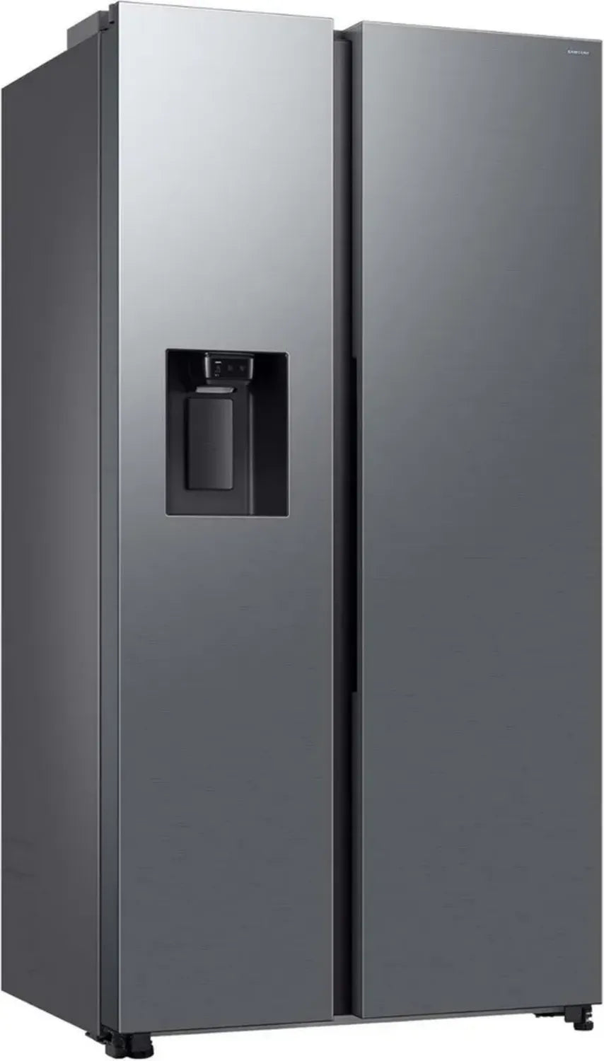Samsung RS70F66KBTEF Side-by-Side Kühl-Gefrierkombination, 178 cm, 634 l, Eis-/Wasserspender, Twin Cooling+, Edelstahloptik