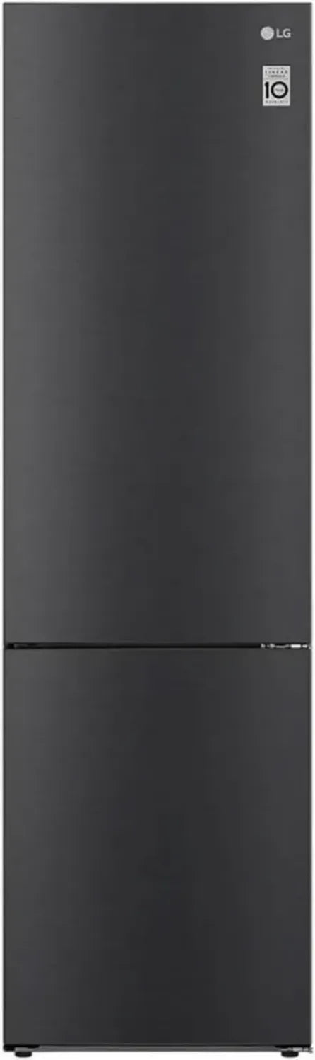 LG Kühlschrank mit Gefrierfach, Energieklasse B, 384 L, Total No Frost, Linear Cooling, Matt Schwarz