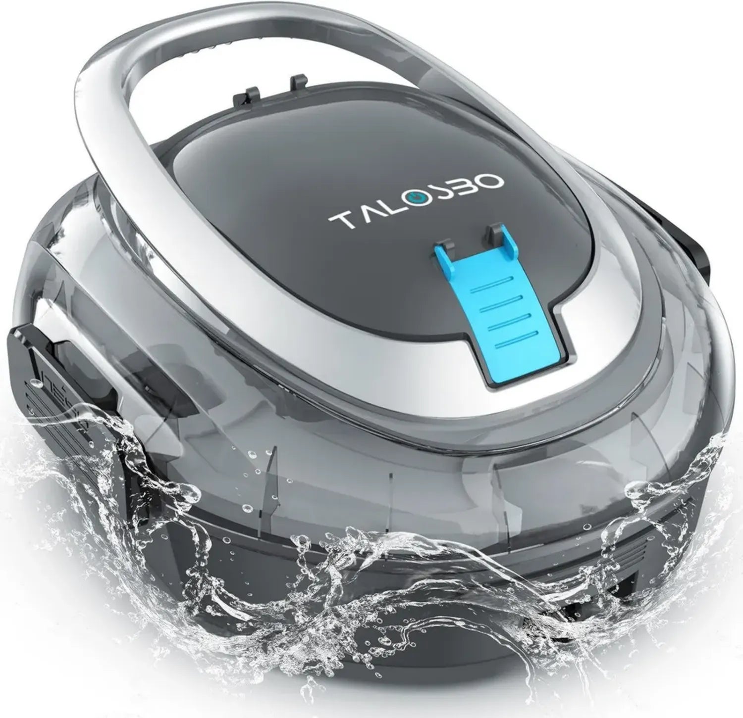 Kabelloser Poolroboter mit Dualfiltration und Selbstparken für Pools bis 80 m²