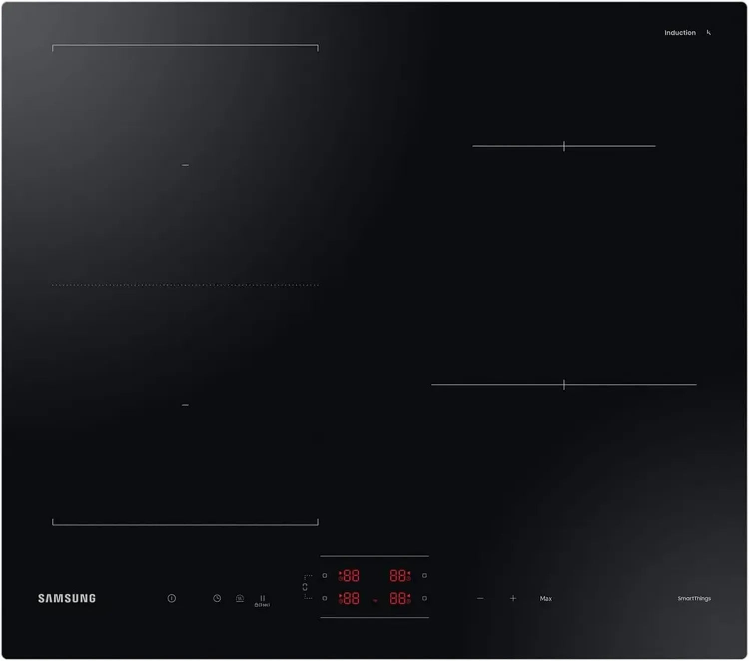 Samsung Serie 5 Induktionskochfeld NZ64B5045FK/U1 - Autarkes Kochsystem
