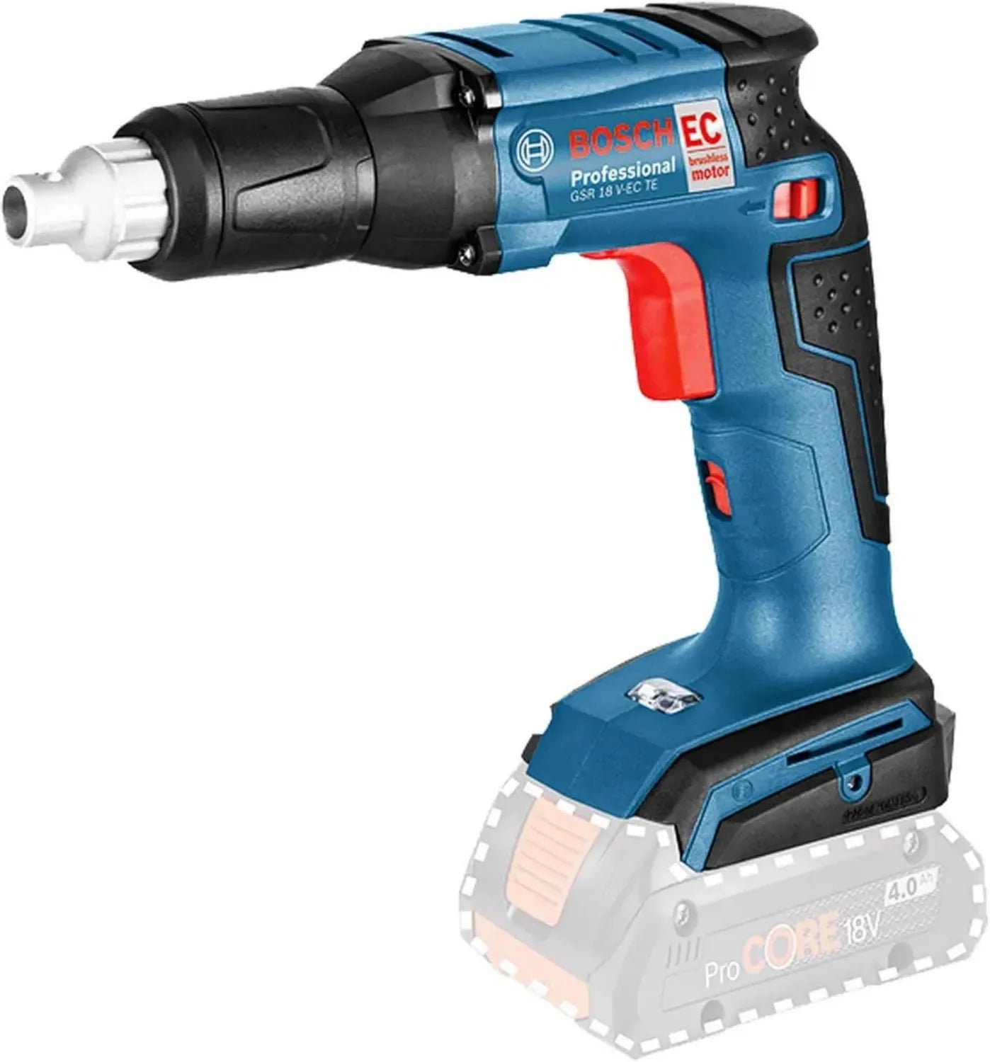 Bosch 18V Akku-Trockenbauschrauber GSR 18V-EC TE, 25Nm, L-BOXX