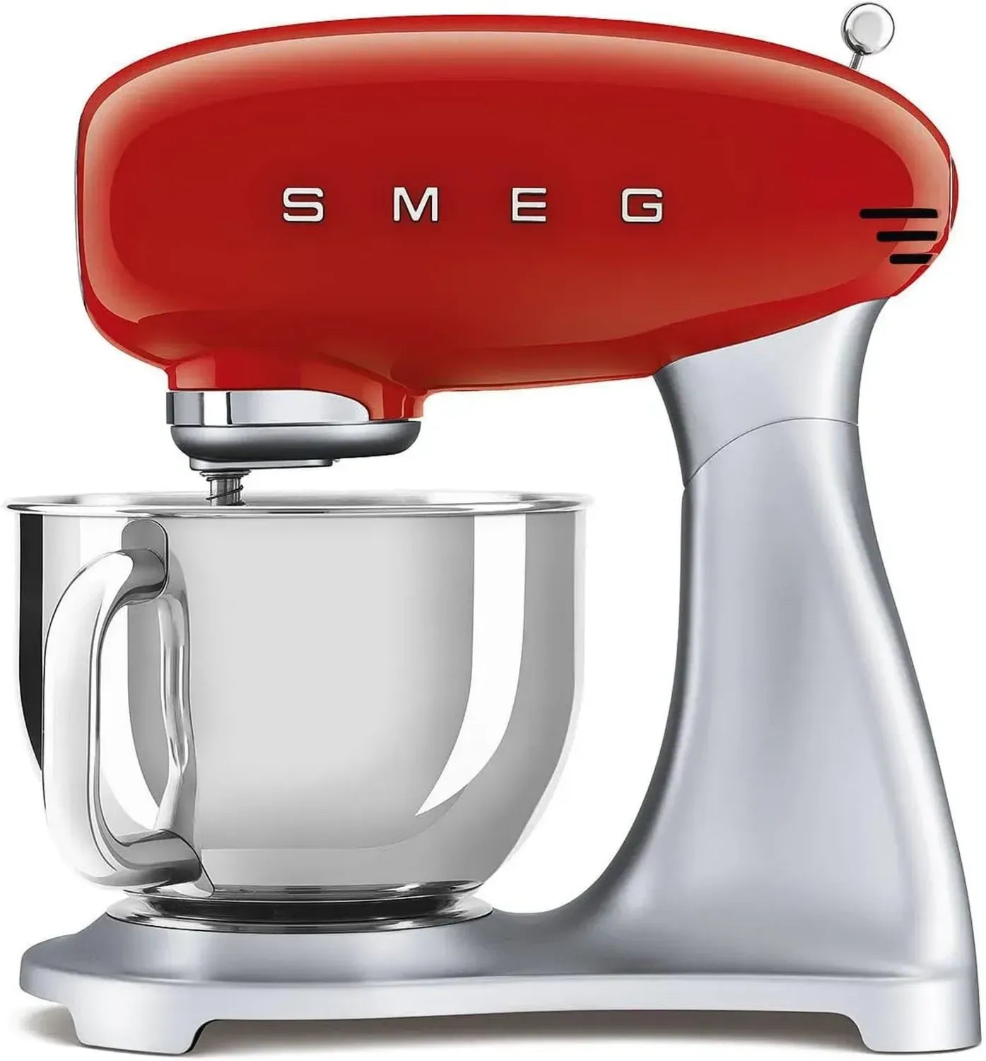 Smeg Küchenmaschine Rot, 800 W, 10 Stufen, Planetenrührwerk, Sicherheitsfunktion