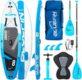 Bluefin Aufblasbares SUP-Board Set mit Fiberglas Paddel & Kajak-Umrüstkit, Größen: 10'8, 12', 15'