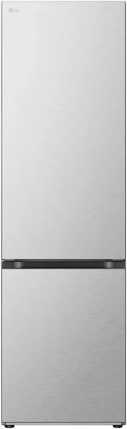 LG Kühlschrank, 387 L Kühl-Gefrierkombination, Energieklasse A, DoorCooling+, Flexibles XXL-Stauraumfach, 59,5 x 67,5 x 203 cm, Innendisplay, Metall Sorbet