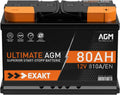 Hochleistungs-AGM-Autobatterie 80Ah 12V 810A für Start-Stopp-Systeme