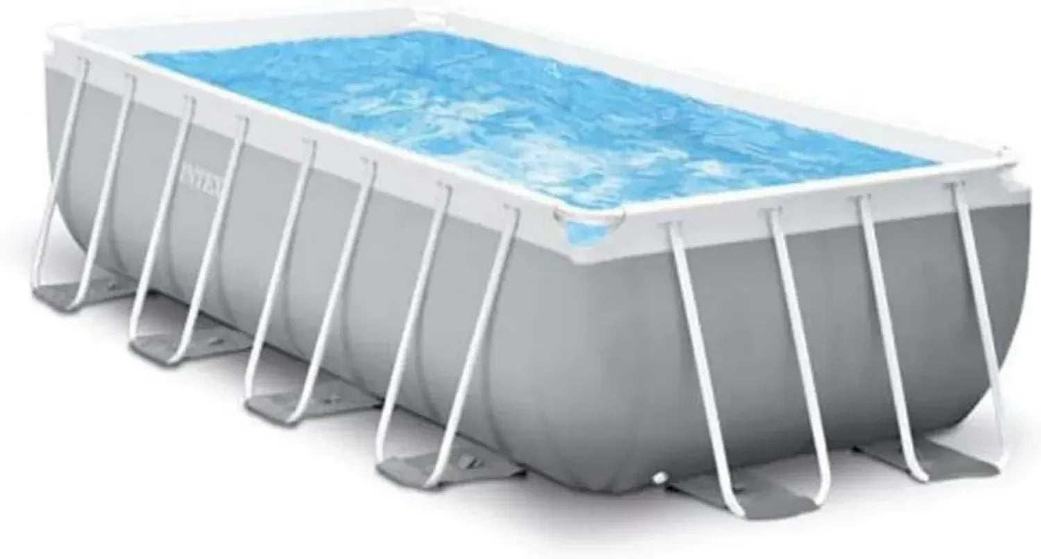 Intex Prism Frame Pool Set Rechteckig 300 x 80 cm, Stabil und Langlebig