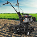 BRAST Benzin-Gartenfräse mit variabler Arbeitsbreite, 6 Modelle, kabelloser Antrieb