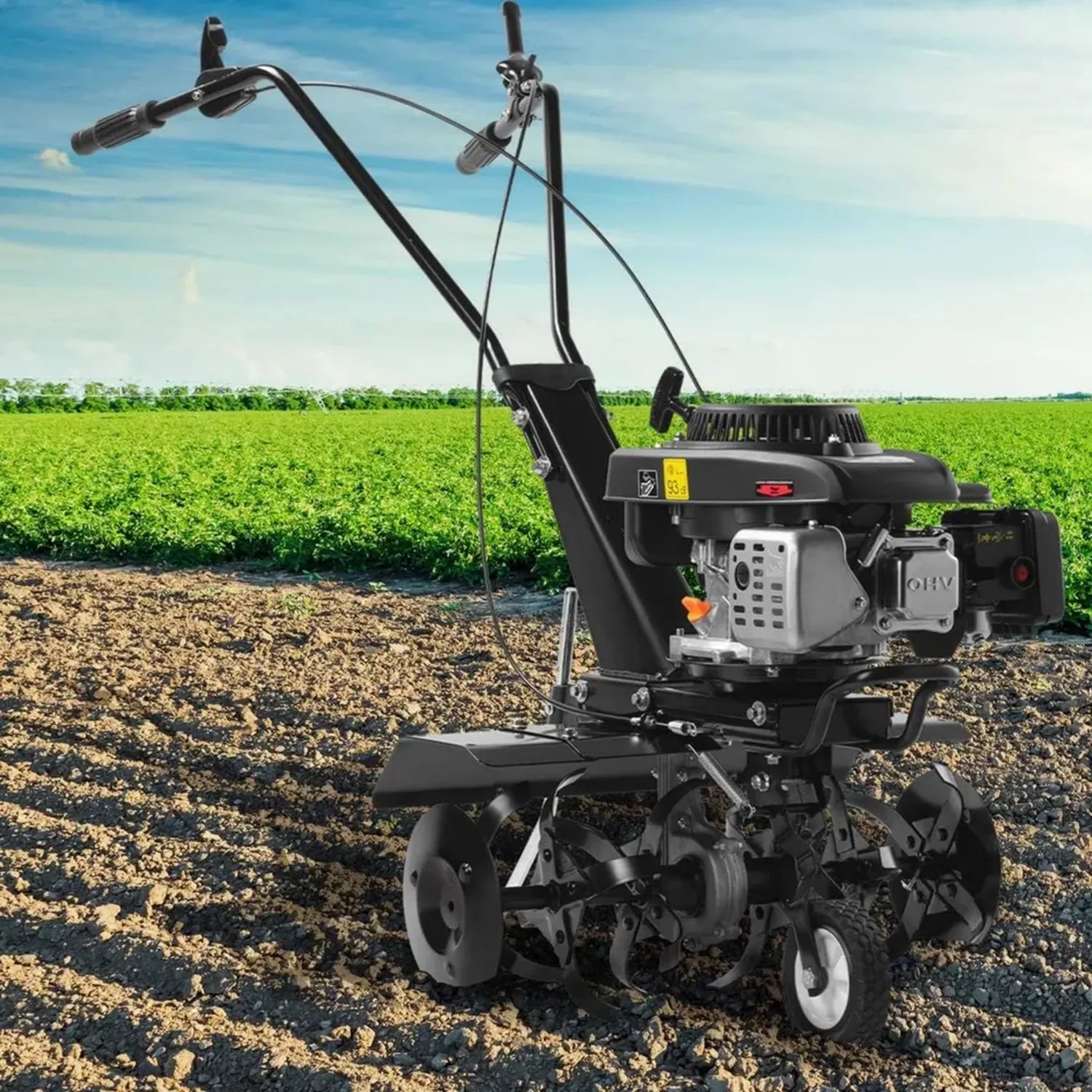 BRAST Benzin-Gartenfräse mit variabler Arbeitsbreite, 6 Modelle, kabelloser Antrieb