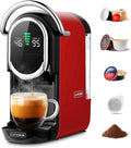 Vielseitige 5-in-1 Kaffeekapselmaschine mit 20 Bar Druck, 1450 W Leistung und LED-Anzeige