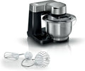 Bosch Küchenmaschine MUM Serie 2, 900 W, Schwarz/Silber