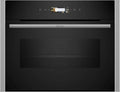 NEFF C24MR21N0 N70 Kompakt-Backofen mit Mikrowelle, Touch-TFT, Inverter, SoftOpen, Favoriten, Home Connect, 60x45cm, Edelstahl