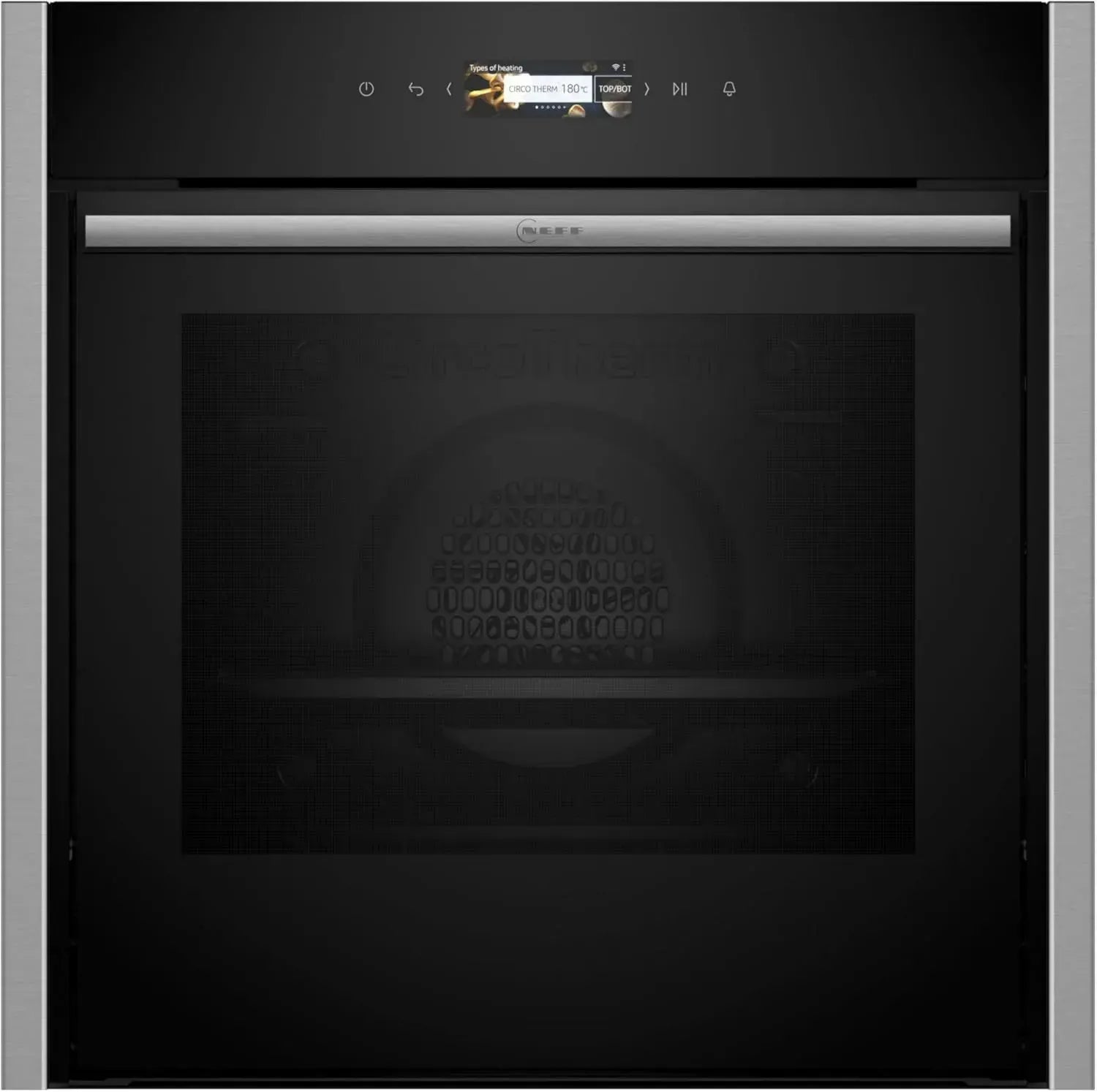 NEFF N70 Einbau-Backofen 60cm, Slide&Hide Tür, TFT-Display, Automatikprogramme, Edelstahl