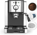 BEEM Espresso Siebträgermaschine – 20 Bar Druck, Perfekte Crema, Kompatibel mit Kapseln, Pads und Pulver