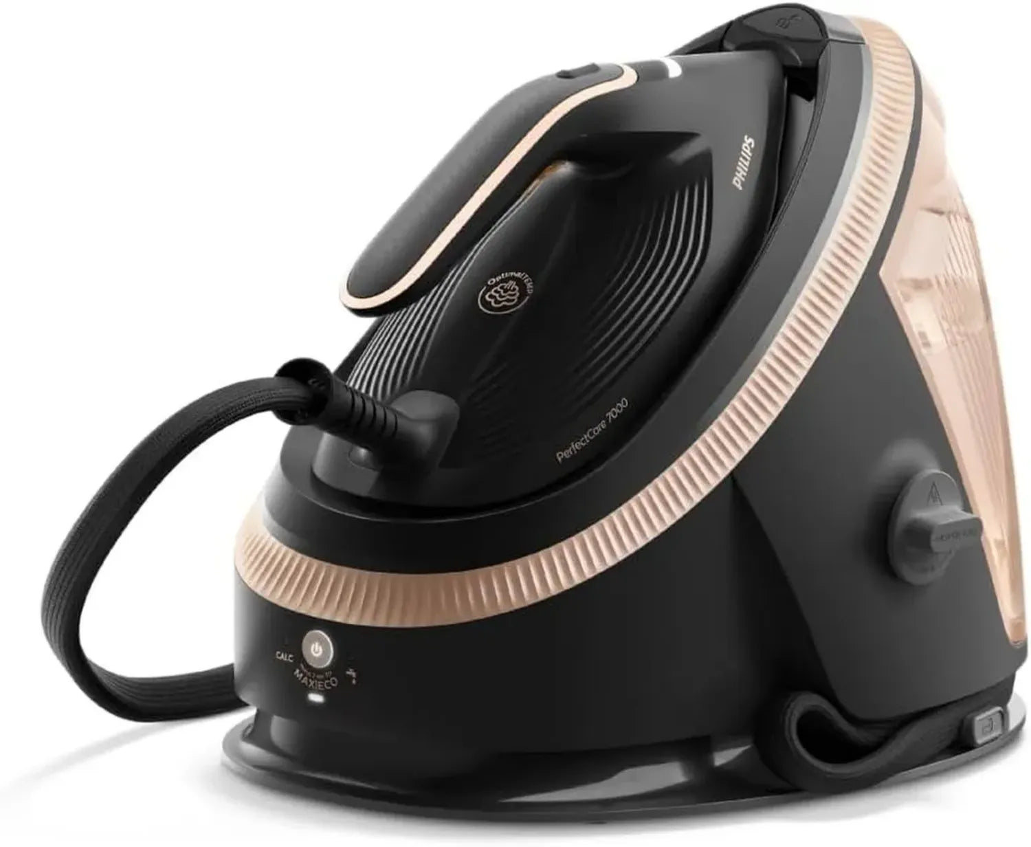 Philips PerfectCare 7000 Serie Dampfbügelstation, 650g Dampfstoß, 8,5 Bar, SteamGlide Elite Sohle, Intelligente Dampftechnologie