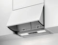 AEG DEB2531S Integrierte Dunstabzugshaube, 56 cm, Abluft/Umluft, Grau, 266 m³/h, 67 dB, Energiesparend